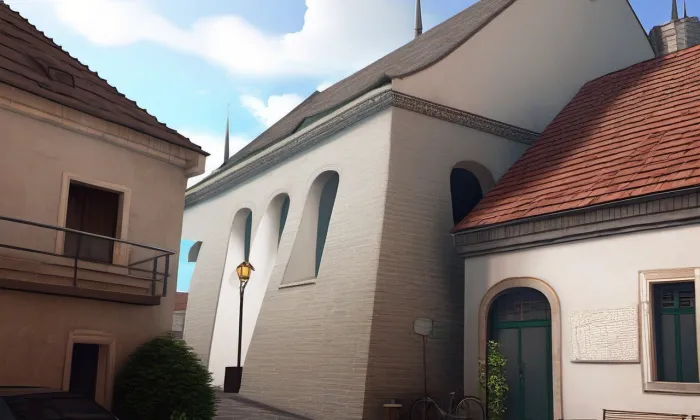 Zadní synagoga – léto