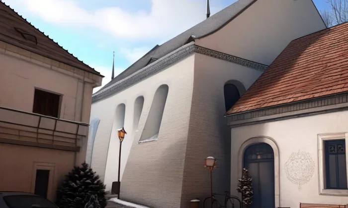 Zadní synagoga – zima