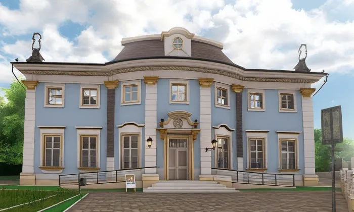 Zahradní a plesový dům v Teplicích – léto