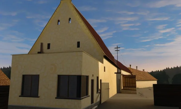 Zemědělský dvůr čp. 10 – iluminace