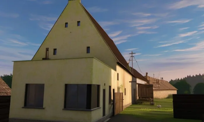Zemědělský dvůr čp. 10 – jaro
