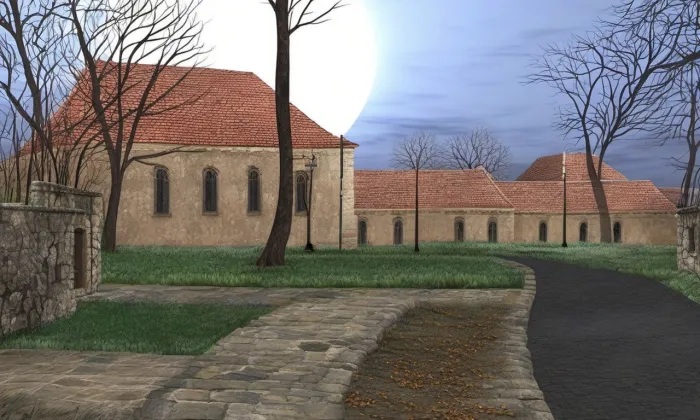 Zemědělský dvůr Chaby čp. 1 – noc