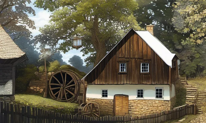 Zittův mlýn – noc