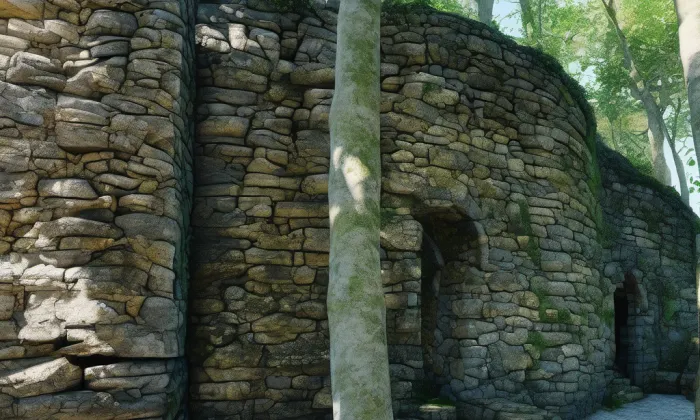 Zkamenělý zámek – léto