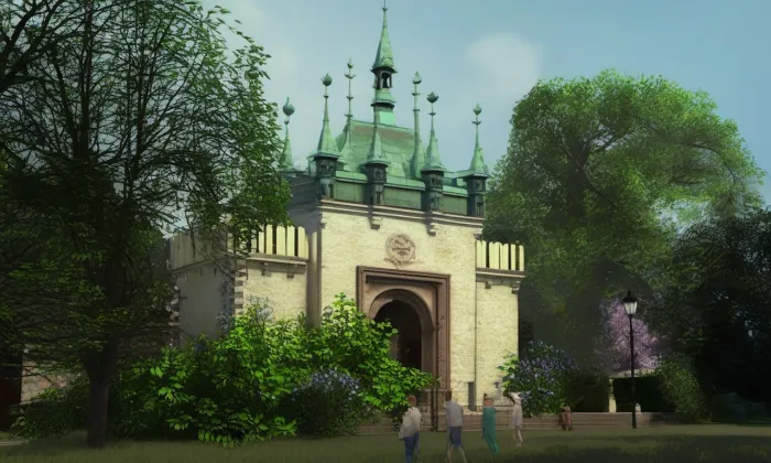 Zrcadlové bludiště na Petříně – jaro