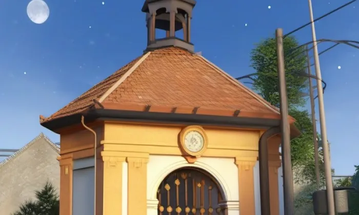 zvonice (Brno-Slatina) – noc