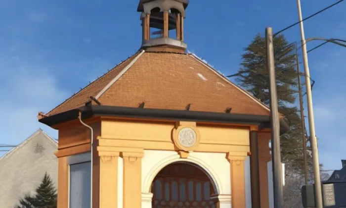 zvonice (Brno-Slatina) – zima