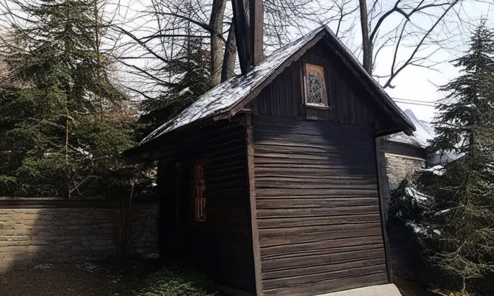 Zvonice (Podhradí) – zima