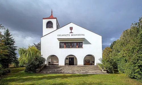 evangelický kostel v Chotiněvsi