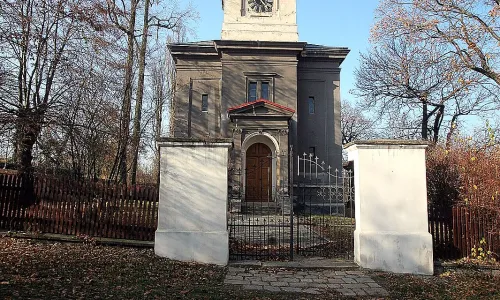 evangelický kostel v Chvaleticích