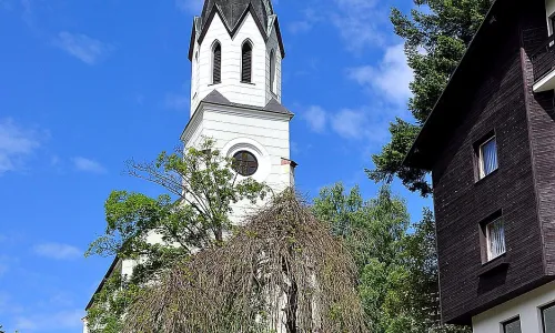 evangelický kostel v Janských Lázních