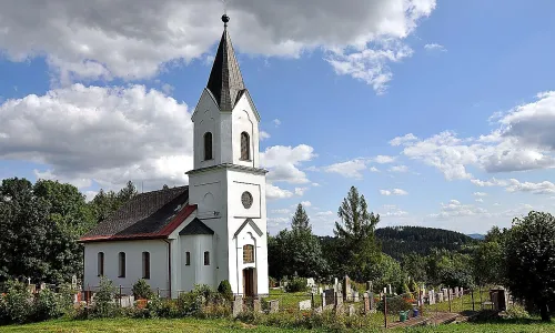 evangelický kostel v Křížlicích
