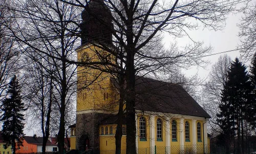 evangelický kostel v Mokřinách