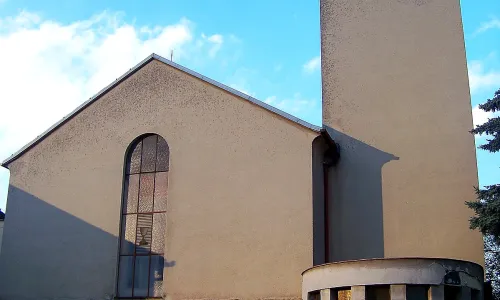 evangelický kostel v Mšeně