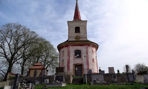 kostel svatého Gotharda v Krupé