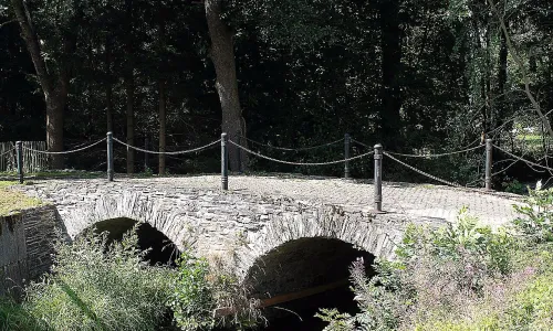 barokní kamenný most v Dolní Moravici