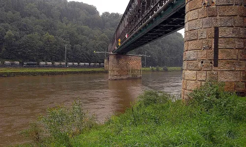 železniční most Děčín - Horní Žleb
