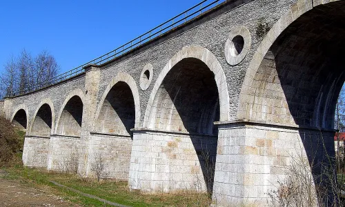 železniční viadukt v Rychnově u Jablonce nad Nisou