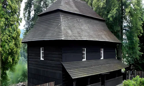 evangelický kostel ve Velké Lhotě