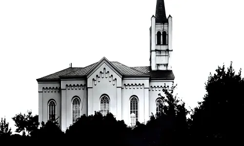 evangelický kostel v Jirkově