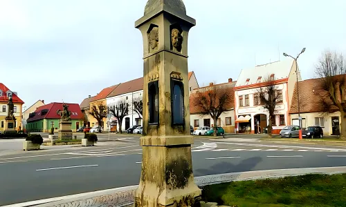 meteorologický sloup v Miletíně