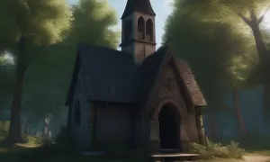 Lesní kaple s hrobkou Battagliů a Enisů