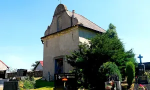 Barokní kaple na hřbitově u svatého Marka u Stříteže