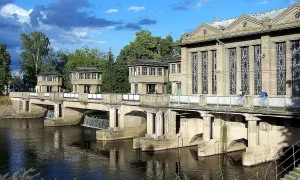 zdymadlo a vodní elektrárna v Poděbradech