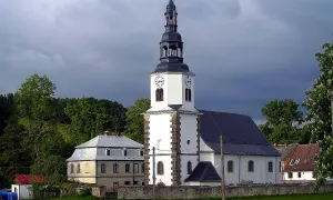 kostel svatého Mikuláše v Bílém Kostele nad Nisou