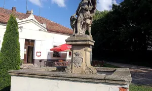 socha svatého Jana Křtitele v Lubně