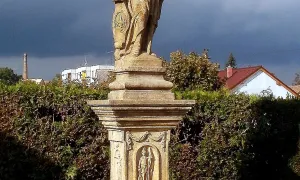 socha svatého Václava v Chlumci nad Cidlinou