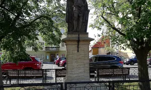 socha svatého Václava v Uhlířských Janovicích