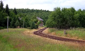 železniční trať Most – Moldava v Krušných horách