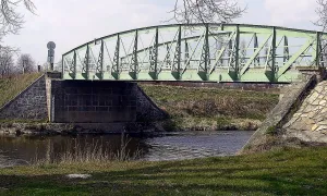 železný most přes Blanici v Putimi