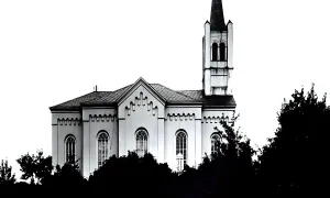 evangelický kostel v Jirkově