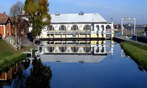 jezový most a zdymadlo Miřejovice