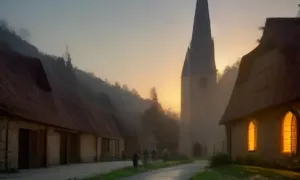 Příběh: kostel svatého Mikuláše (Veliny)