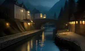 Příběh: kamenný most u Římova
