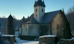 Příběh: kaple Nejsvětější Trojice u Děrného