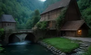 Příběh: vodní mlýn v Cikháji