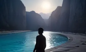 Příběh: plavecký bazén pod Barrandovem