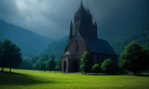 Pověst: Kostel Nalezení svatého Kříže (Nepřívěc)