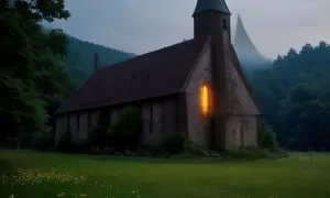 Pověst: Kostel Nalezení svatého Kříže (Nesvačily)