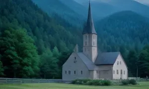 Pověst: Kostel Panny Marie Bolestné (Stachy)