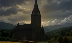 Pověst: evangelický kostel v Rovečném