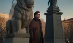 Příběh: Socha lva