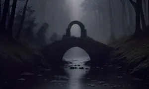Pověst: kamenný mostek u Kájova