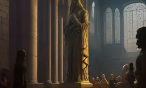 Příběh: Sloup se sochou Panny Marie (Stárkov)