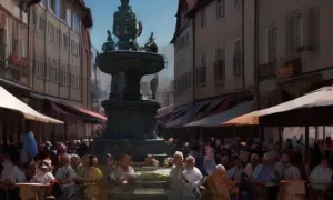 Příběh: Neptunova kašna (Písek)