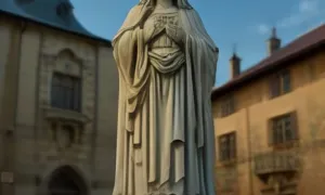 Příběh: Sloup se sochou Panny Marie (Louny)